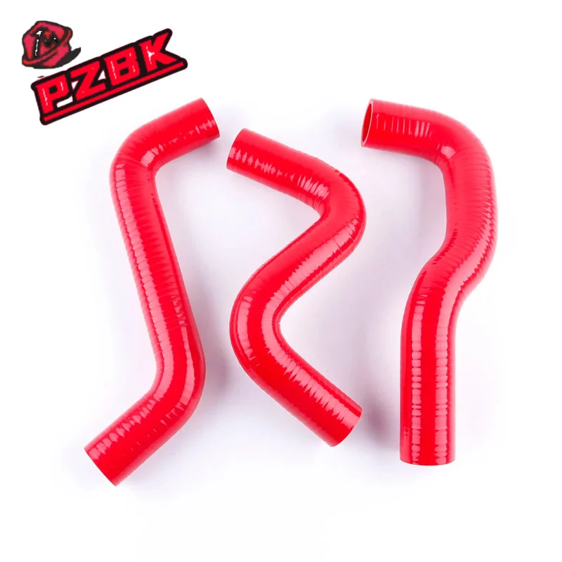 3PCS For Toyota Vits Yaris NCP91 XP90 4ZR-FE 2005–2013 Silicone Radiator Hose Pipe Kit 2006 2007 2008 2009 2010 2011 2012