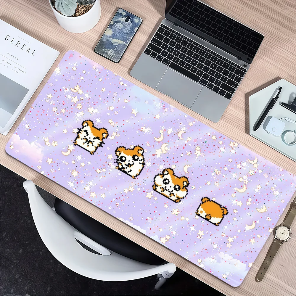 kawaii funny cartoon h-Hamtaro Mouse Pad Non-slip Lockedge T