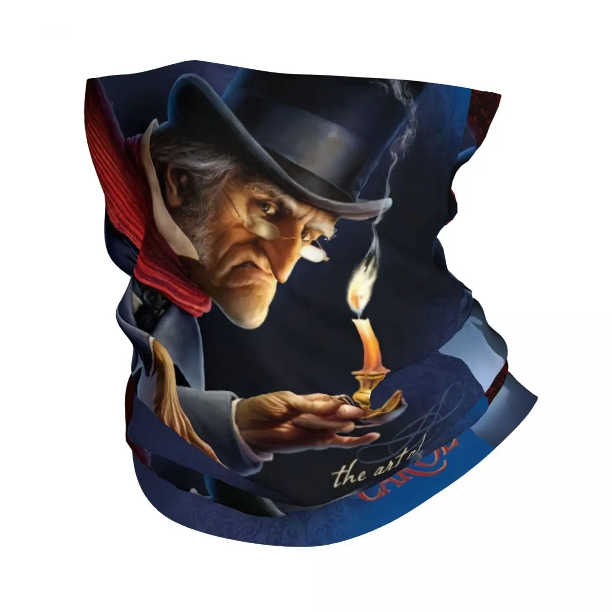 

Custom A Christmas Carol Animated Movies Bandana Neck Gaiter UV Protection Face Scarf Cover Women Men Headwear Tube Balaclava