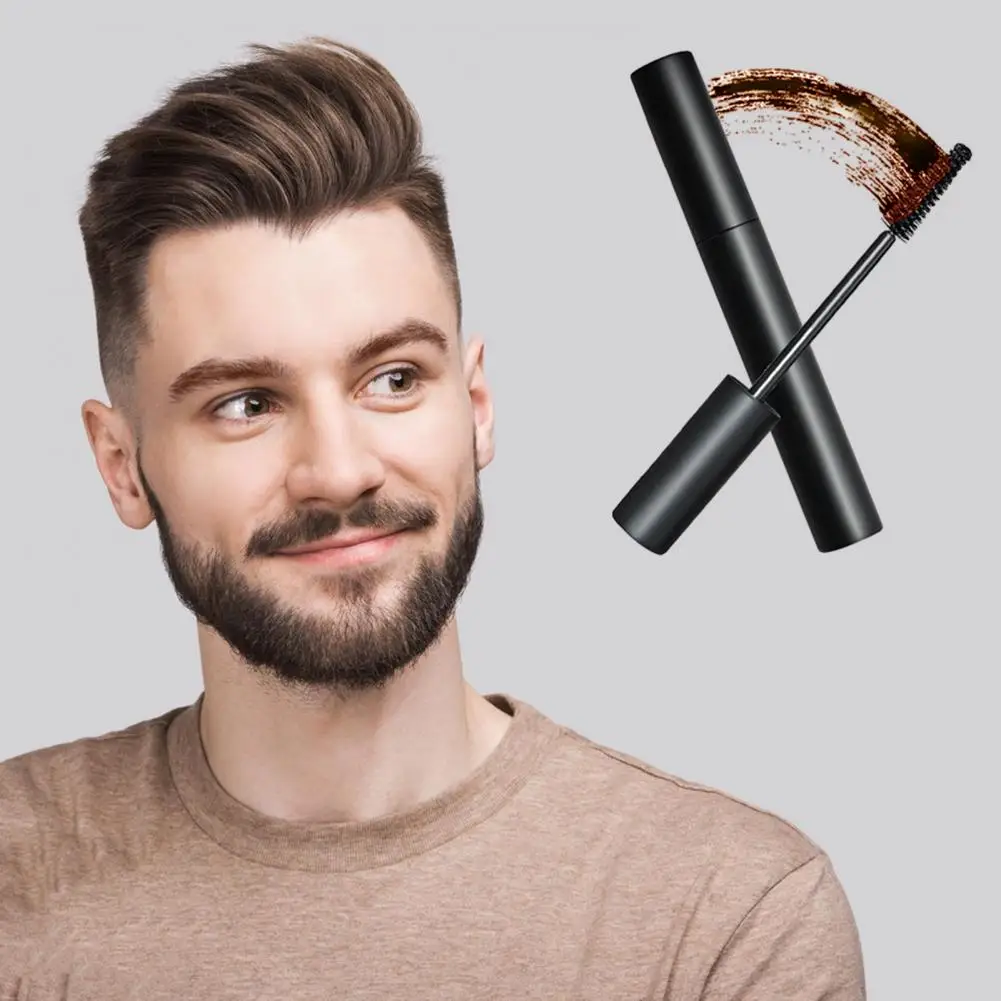 Beard Brow Color for Men 10ml Men's Eyebrow Beard Tint for Fuller Well-defined Look Easy Application Removal Temporary for Men's