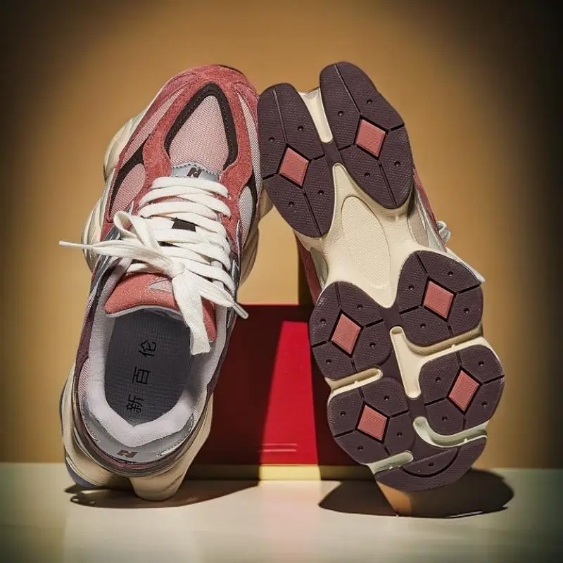 حذاء جري FallDurable Retro، جزء علوي معزز، يدوم طويلاً