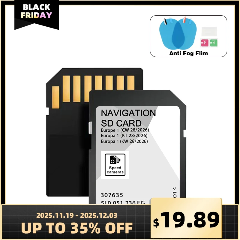 

for Skoda Octavia Superb Fabia Vehicle Discover Media MIB2 Navigation SD Card 32GB Europe UK Map GPS 5L0051236EG