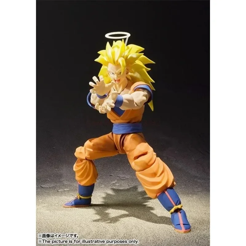 En Stock Bandai Dragon Ball S.H.Figuarts SHF Super Saiyan 3 SSJ3 Son Goku Anime figuras de acción PVC modelo juguetes coleccionables regalos