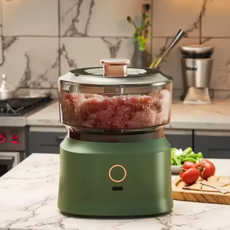 350ml Wireless Electric Mini Food Chopper USB Rechargeable Garlic Press Meat Grinder Vegetable Cutter Kitchen Gadgets