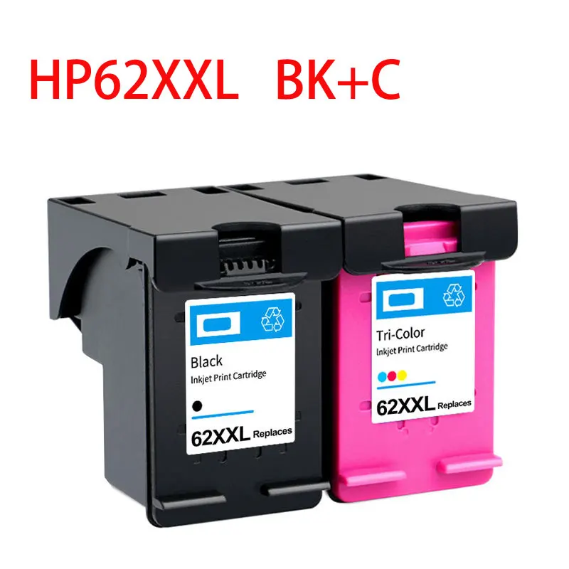 Imagem -06 - Cartucho de Tinta Recarregável da Impressora Compatível com Hp62 62xl Envy 5540 5541 5542 5543 5544 5545 5546 5547 5548 5549 5640