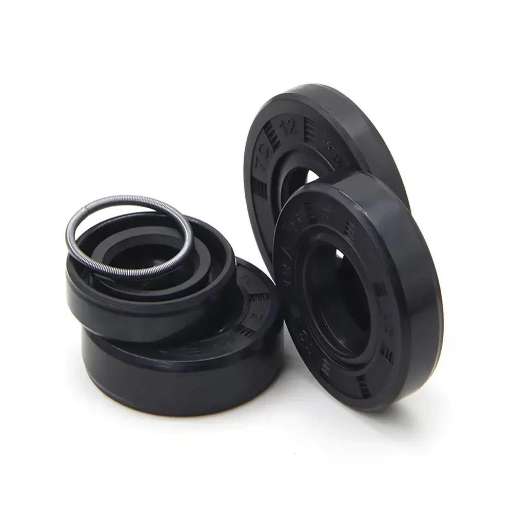 1/5/8 шт. NBR сальник ID 8-17 мм черный TC/FB/TG4 скелетон сальник двойная уплотнительная прокладка для губ б/у масло и износостойкость