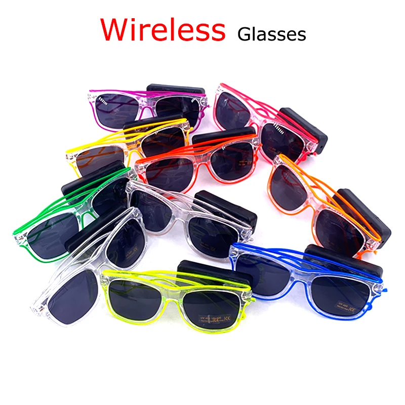 2025 New Wireless Light up LED Glasses Cool Luminous Glasses Nightlight LED Sunglasses KTV Bar Atmosphere Concert Creativity