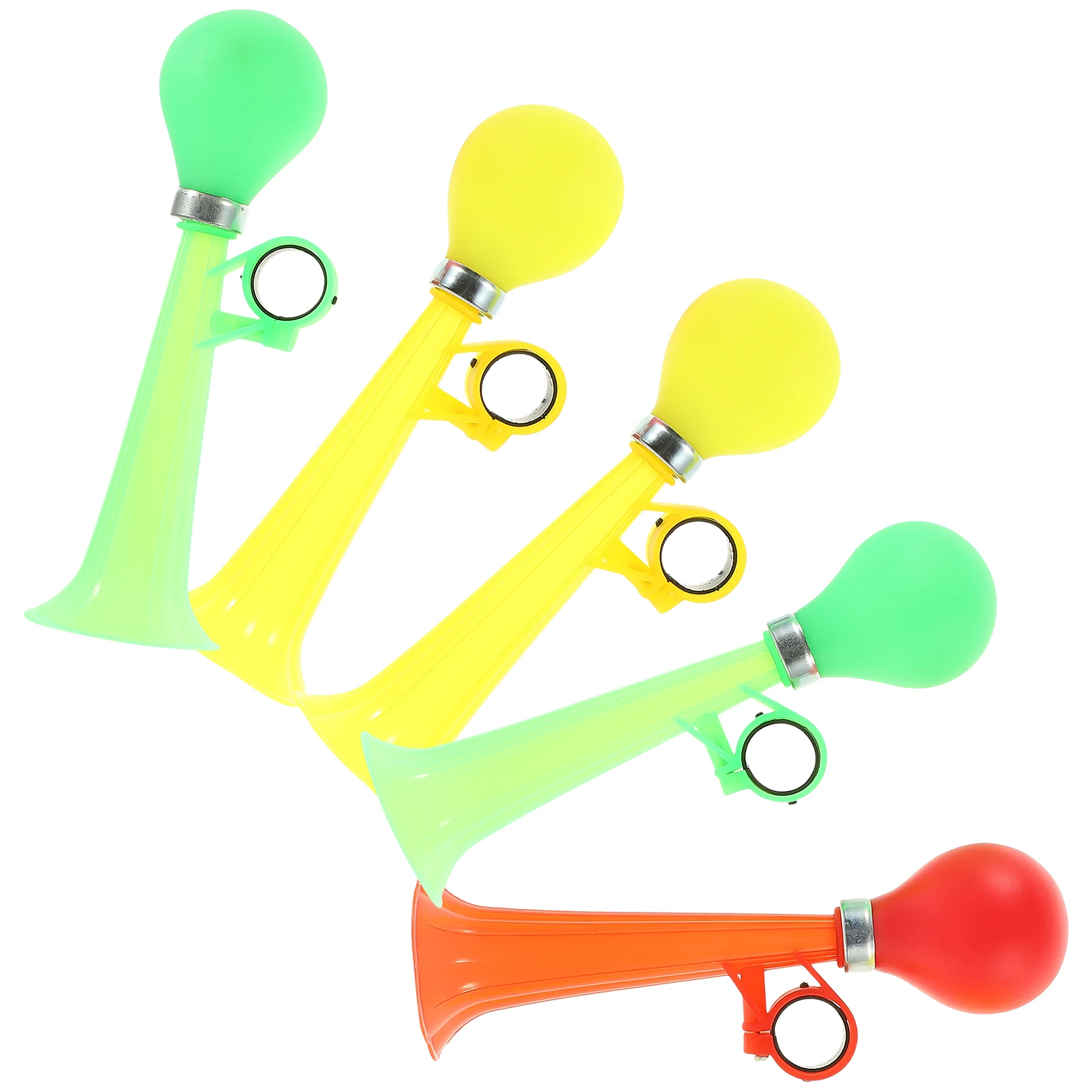 

5 Pcs Bike Horn for Kids Adults Clear Sound Wear Resistant Easy Installation Random Color Stylish Design Motorcycle Accessories