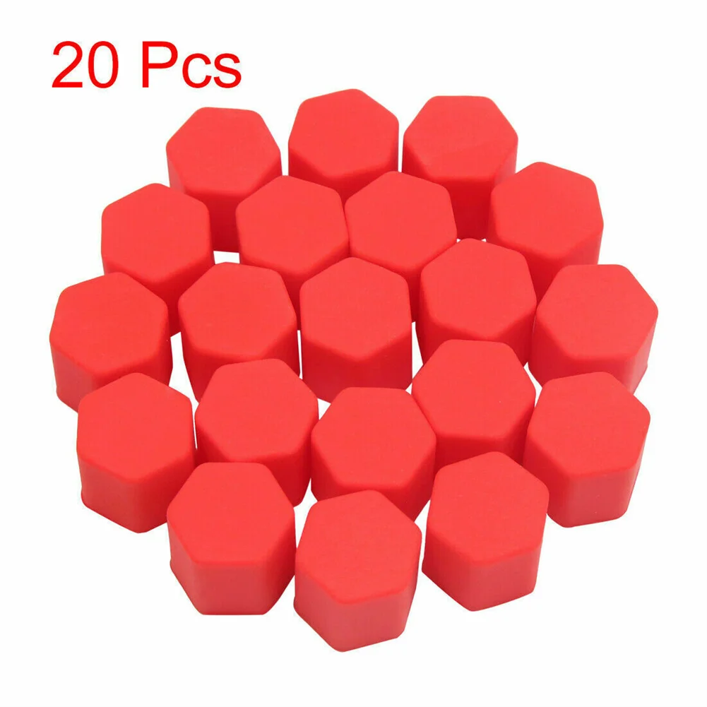 Protector Bolt Cap Dust Cover Rubber Silicone 19mm 2022 20pcs New Nut Cap Car Accessories Wheel Center Nut Cap