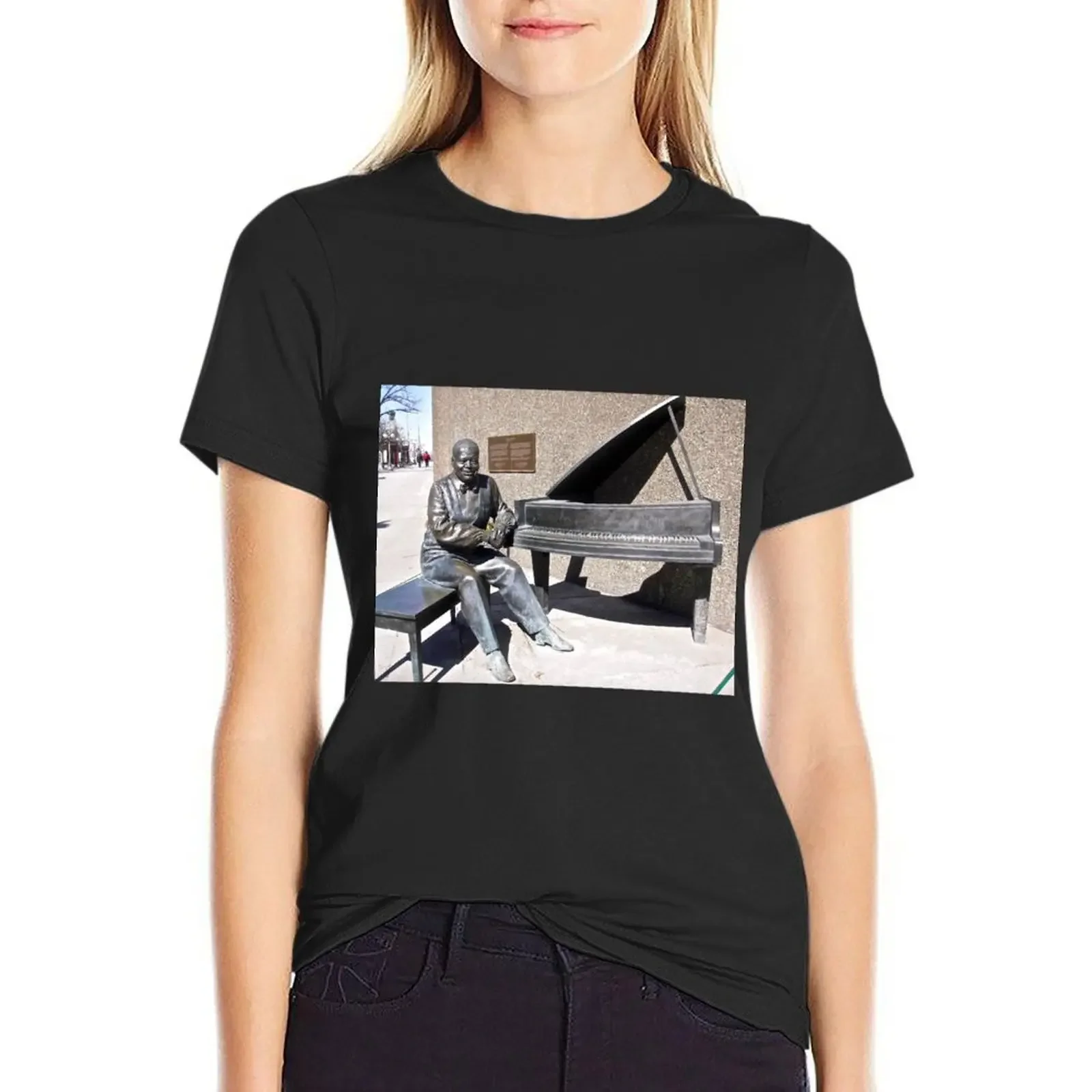 Oscar Peterson T-Shirt tees tops oversized workout shirts for Women