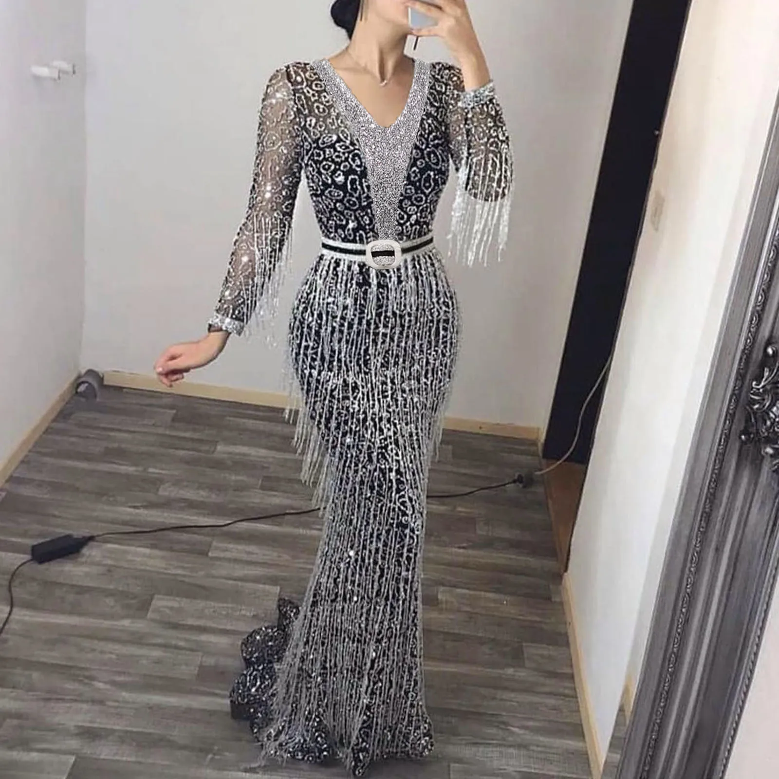 missguided formal dresses Elegant Halter Neck Evening Gown Flo Long Sleeve Form Formal Dresses Missguided Blue Floral