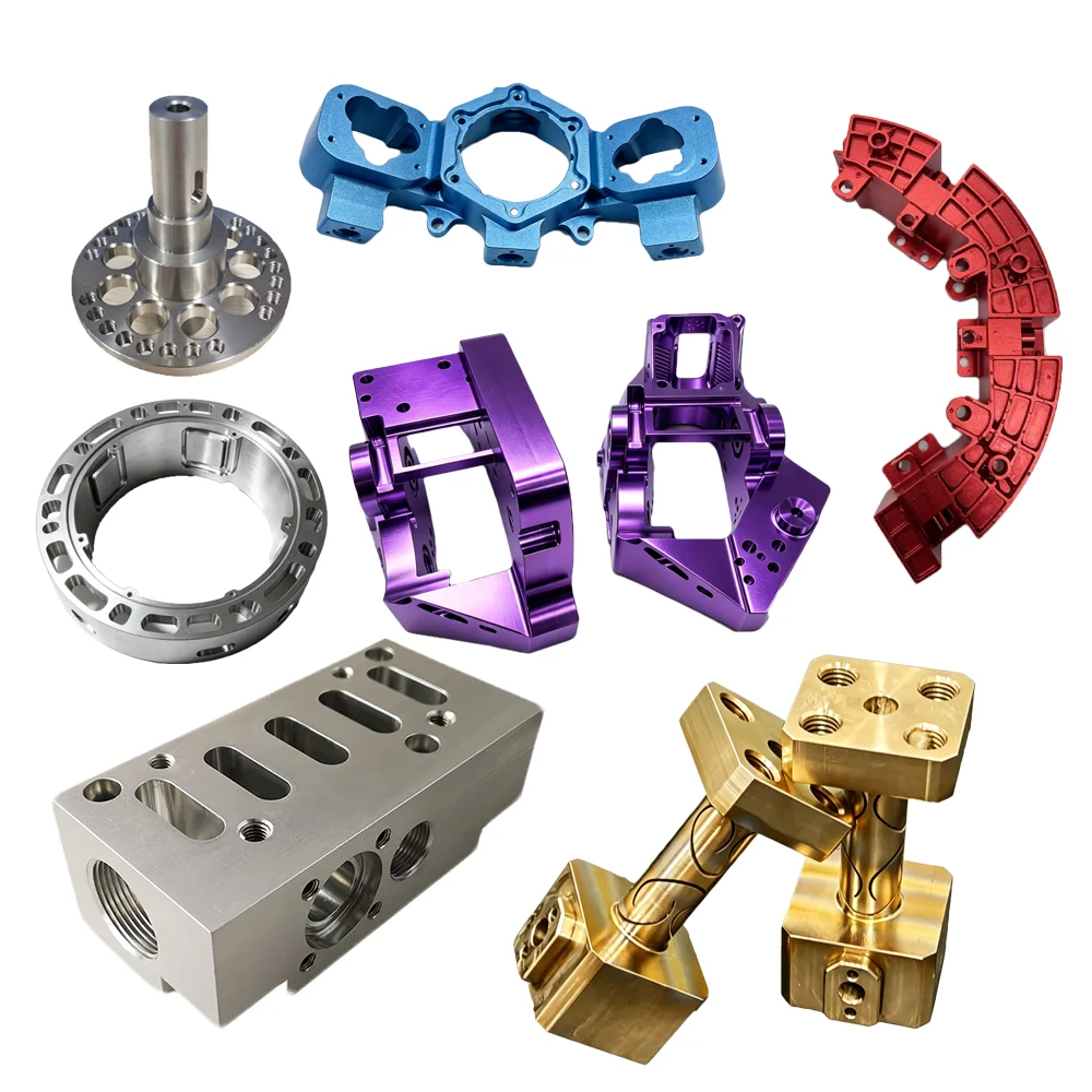 Custom High Precision CNC 5-Axis Machined Aluminum Stainless Steel Brass Connector Parts for Automotive And Electric Vehicles