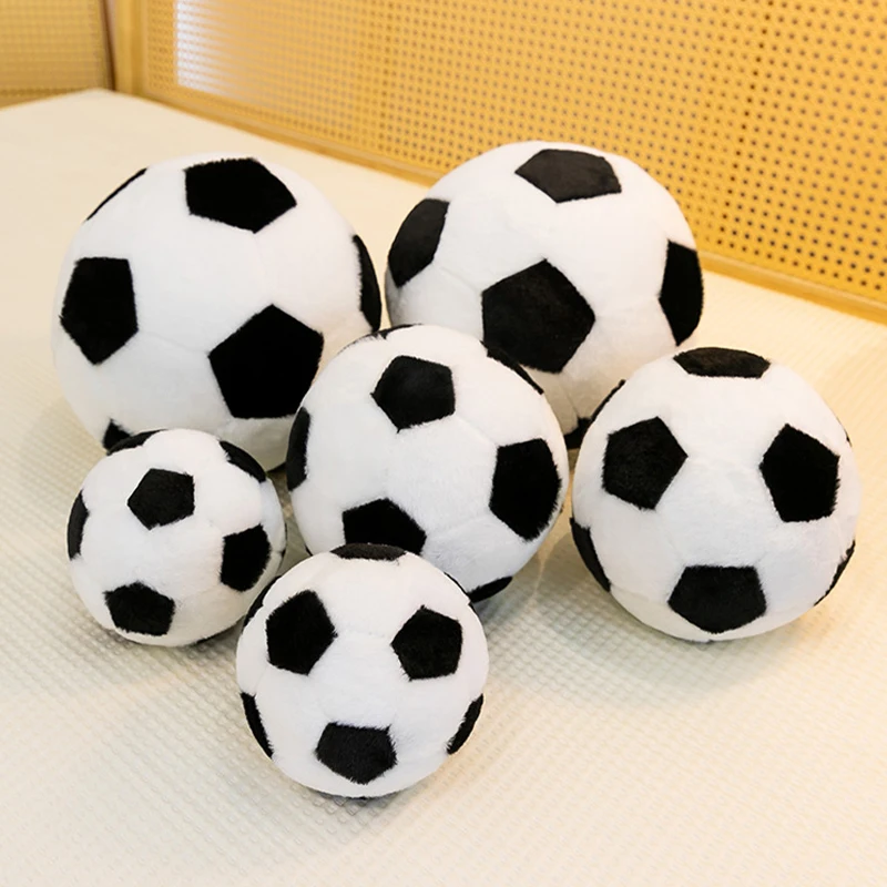 Football plush toy, sports fitness exercise doll, activity gift toy, realistic football pillow, gift for friends