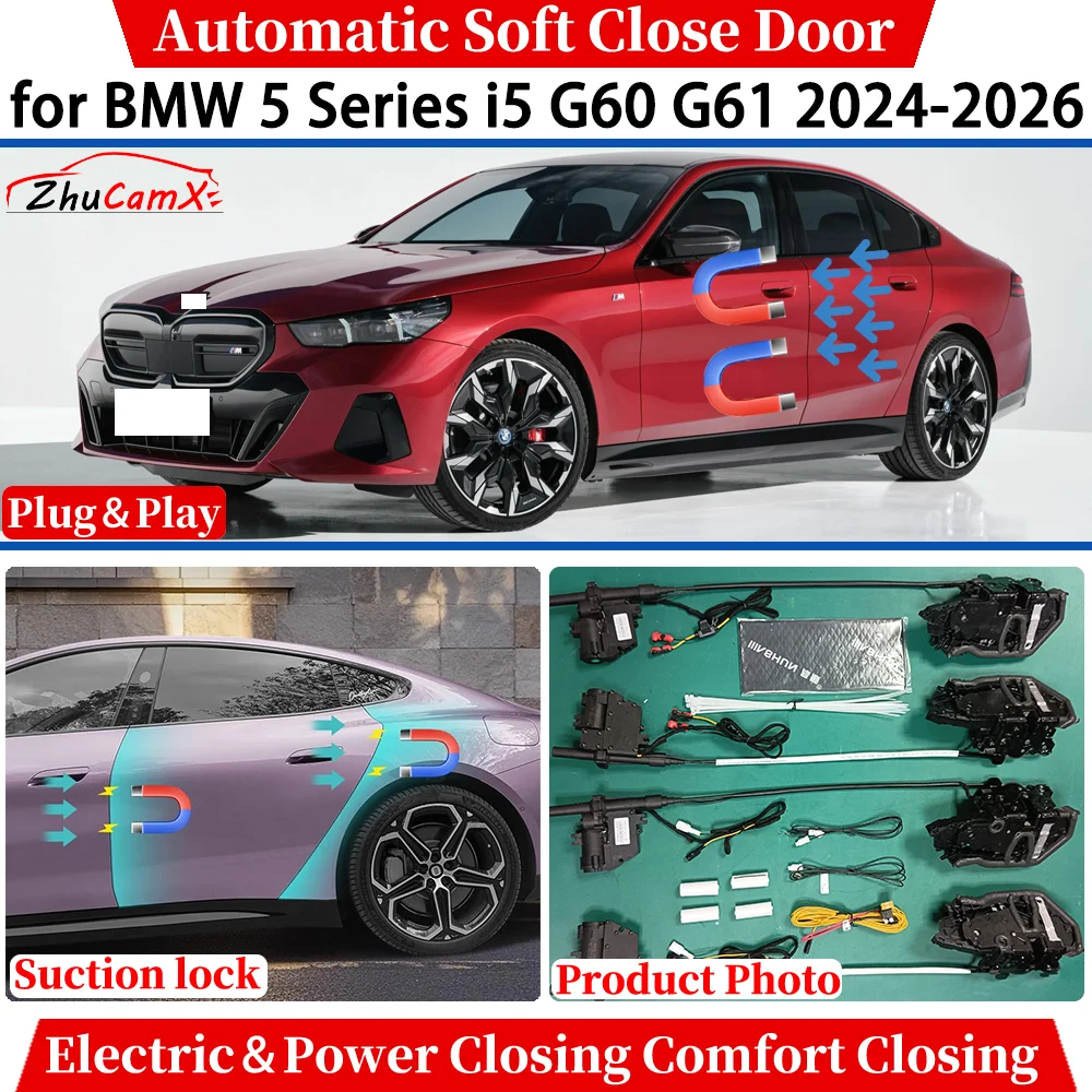 

Automatic Door Latch for BMW 5 Series i5 G60 G61 2024-2026 Car Electric Power Comfort Closing Soft Close Door Suction lock