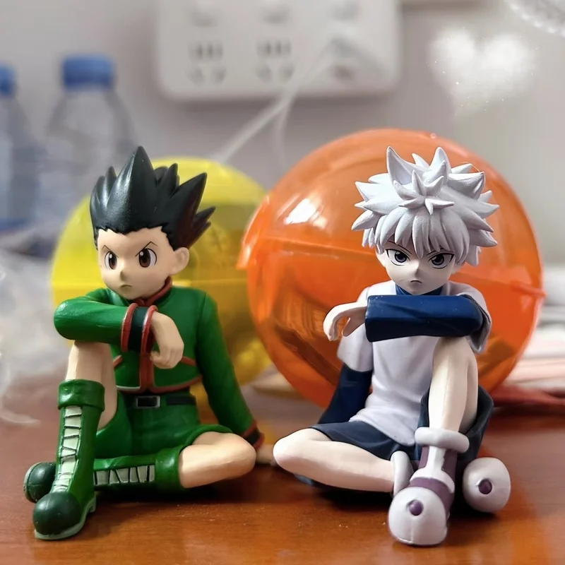 

Original Bandai Capsule Toys 2Pcs Premium Gashapon HUNTER× HUNTER Gon & Killua Action Figure Toys For Kids Gift Collectible