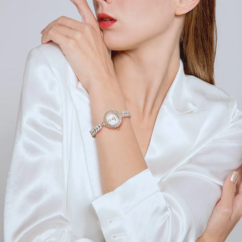 Mige brand mermaid quartz watch female fashion Crystal high-grade sense to send girlfriends girlfriend gift