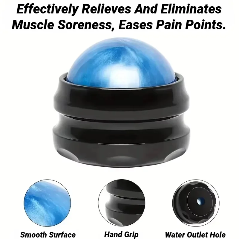 1Pcs Manual Massage Roller Ball Waist Hip Relaxer Stress Release Muscle Relaxation Massager Body Pain Relief Therapy Foot Back image 3