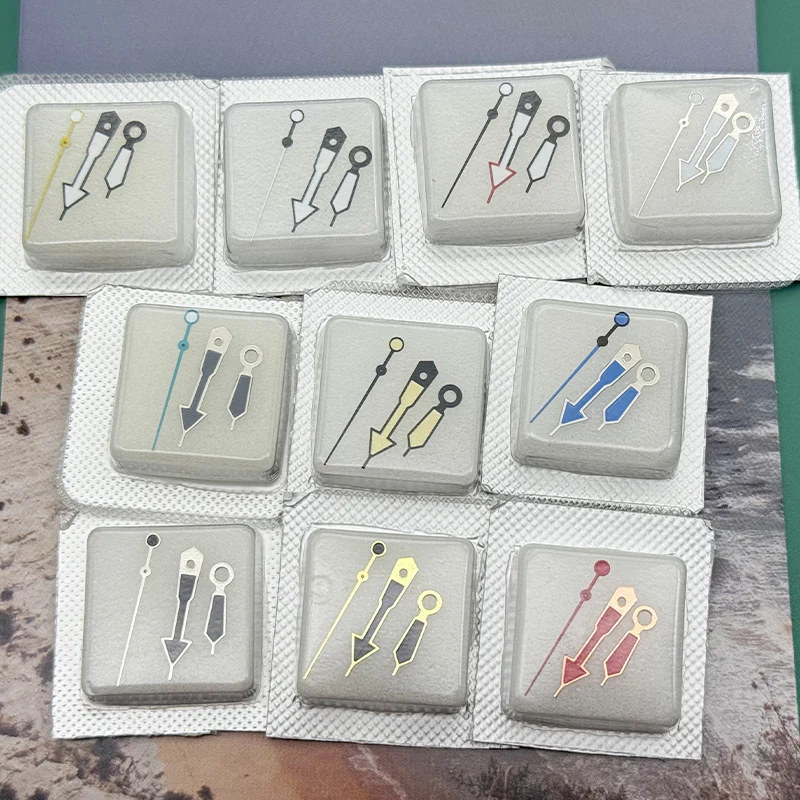 

Watch Hands 9X13x13mm Green Luminous Fits Fits NH35 NH36 4R35 4R36 7S26 Movement For SKX007 SKX009 Watch Case Parts