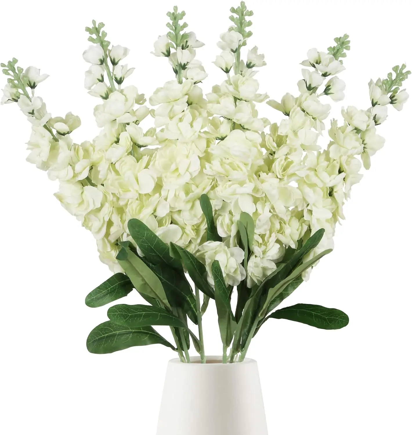 

6pcs Delphinium Artificial Flowers 36.22in Silk Flowers Snapdragon Flowers Hyacinth Artificial Flowers Long Stem Flowers