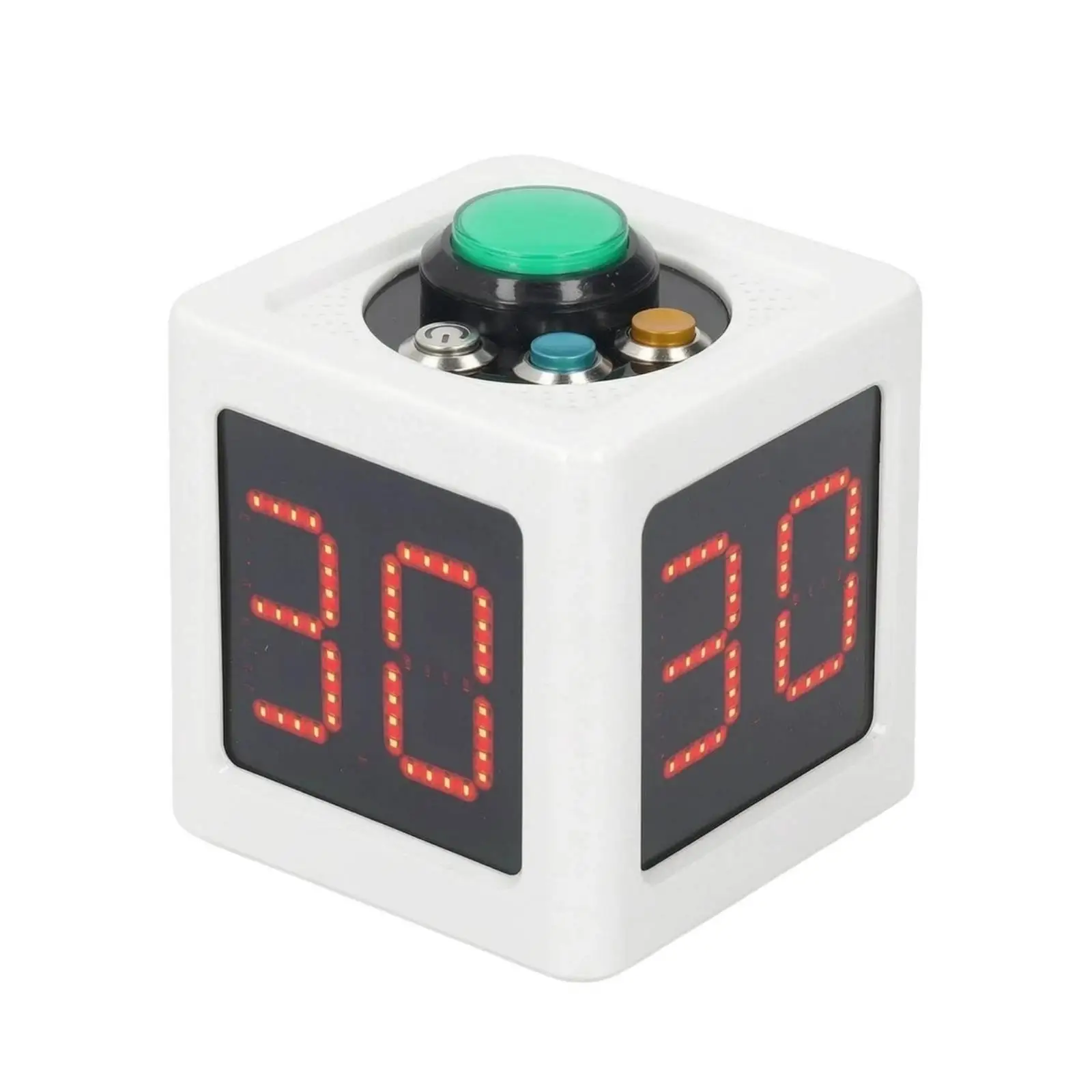 Cube Interval Timer Tabletop Timer Cube Compact for Students, Teachers, Study Desk, Classroom, Kitchen