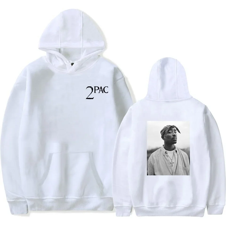 Rapper 2pac Tupac Shakur 96 Hoodie Men Women Fashion Casual Oversized Hip Hop Hoodies Sweatshirt Kids Boys Girls Clothing Hooded