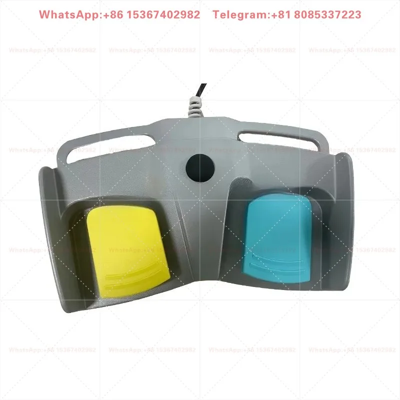 HRF-HD62 aluminum alloy waterproof medical foot switch, foot pedal, self resetting dual foot pedal