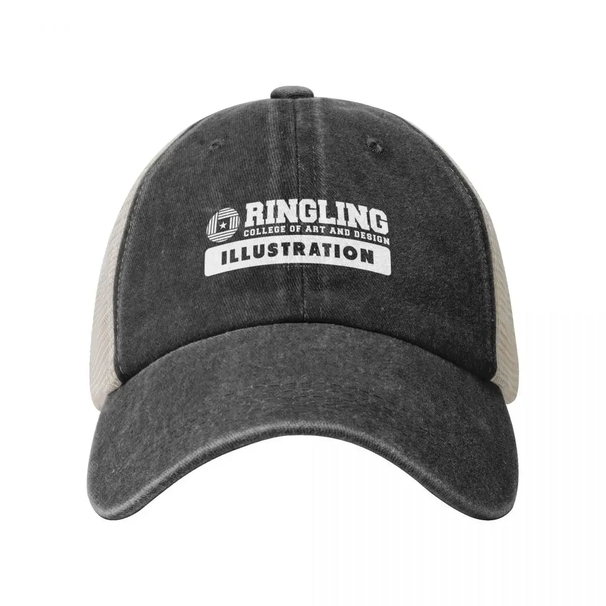 Ringling College - Illustration Wordmark Baseball Cap Anime Hood Caps Male Women's