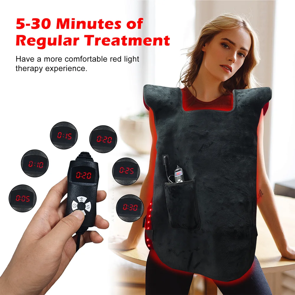 NEW Red Light Therapy Mat for Full Body Largest 750LEDs Near Infrared Light Therapy Pad  660nm& 850nm 3in1 LEDs Light Blanket - view 3