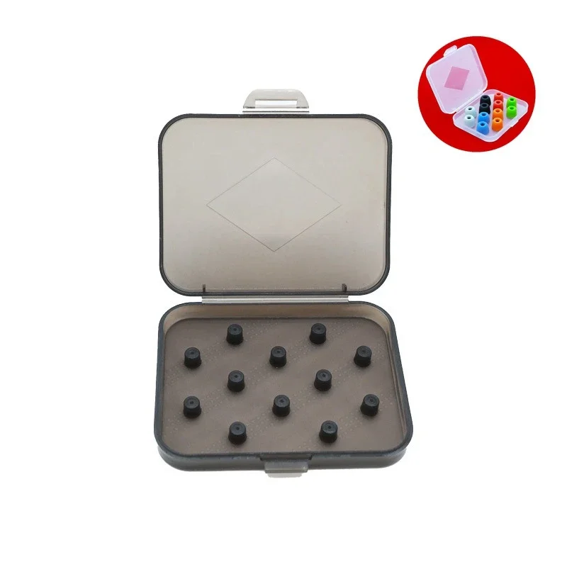 Caja de plástico para auriculares, estuche de espuma viscoelástica, organizador de accesorios, bolsa de almacenamiento