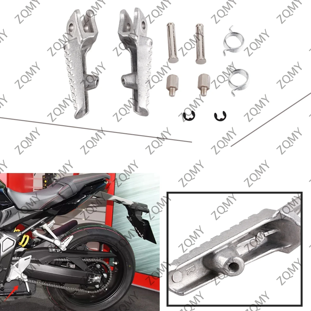 

Передняя Подножка для мотоцикла CNC для Honda CBR600RR F5 2003-2014 и CBR1000RR 2004-2014 и CB1000R 2008-2011 серебристый