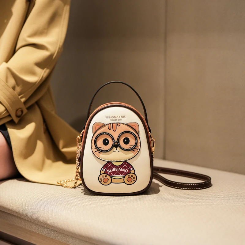 

Comfortable Small Shell Shape Classic Women's Handbag Elegant Multi-Layer Soft Leather Ladies Crossbody Bag