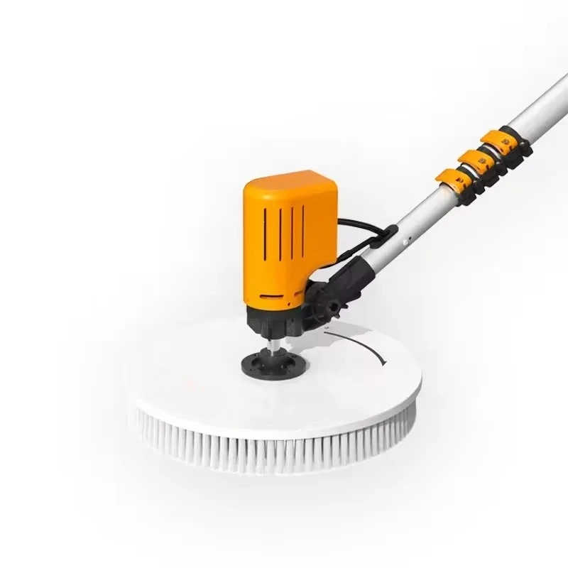 Updated Single Head Solar Cleaning Brush for Photovoltaic Panel Water Dry Solar Panel Brush