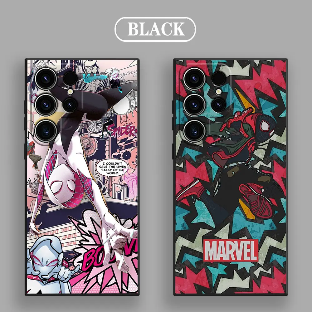 Spiderman Spider-Gwen Marvel Phone Case for Samsung Galaxy S26 S25 Ultra S24 S23 Ultra S22 Plus S21 5G S20 S21 FE S26 Soft Funda view 2
