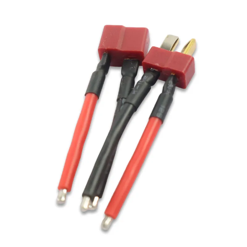 T Plug Connector Wire Female/Male 14AWG 55MM Extention Cable for RC Lipo Battery Cable Drone Car Boat Battery Connector