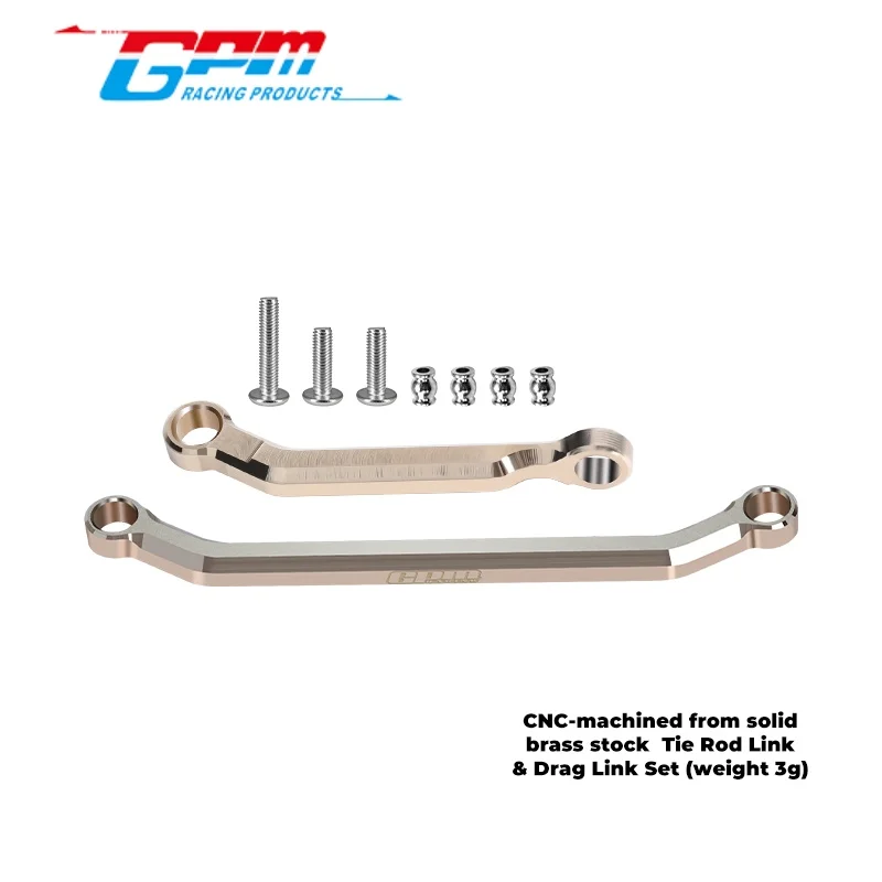 

Латунные тяги рулевого управления GPM SCX30/162X с узким допуском для Axial SCX30, Ford Bronco, SCX30, Jeep Wrangler JLU, RC-модели (тюнинг)