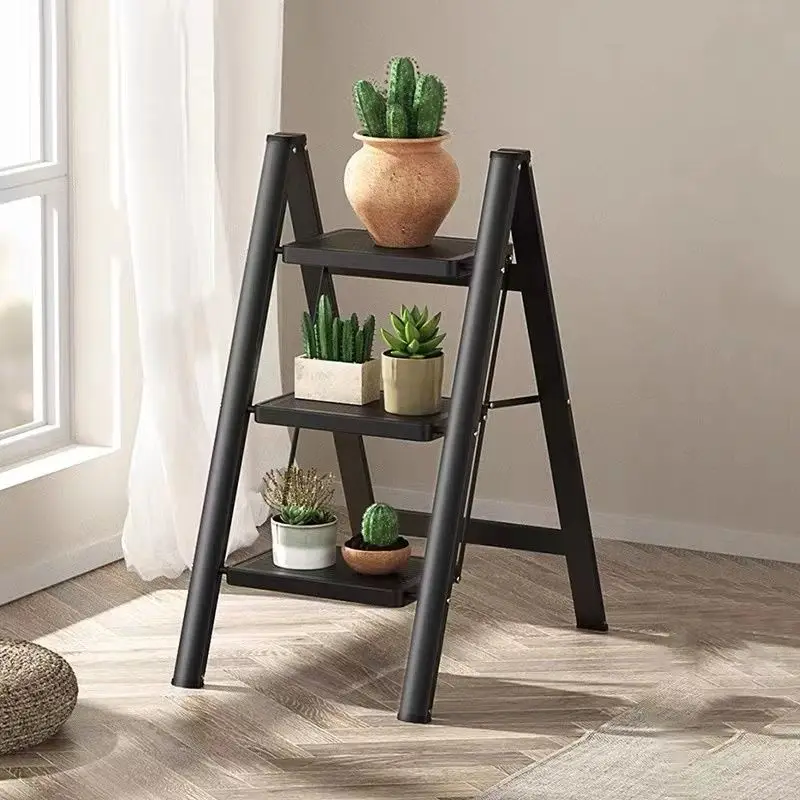 Household Indoor Thickened Herringbone Ladder Multifunctional Folding Ladder Stool Telescopic Ladder