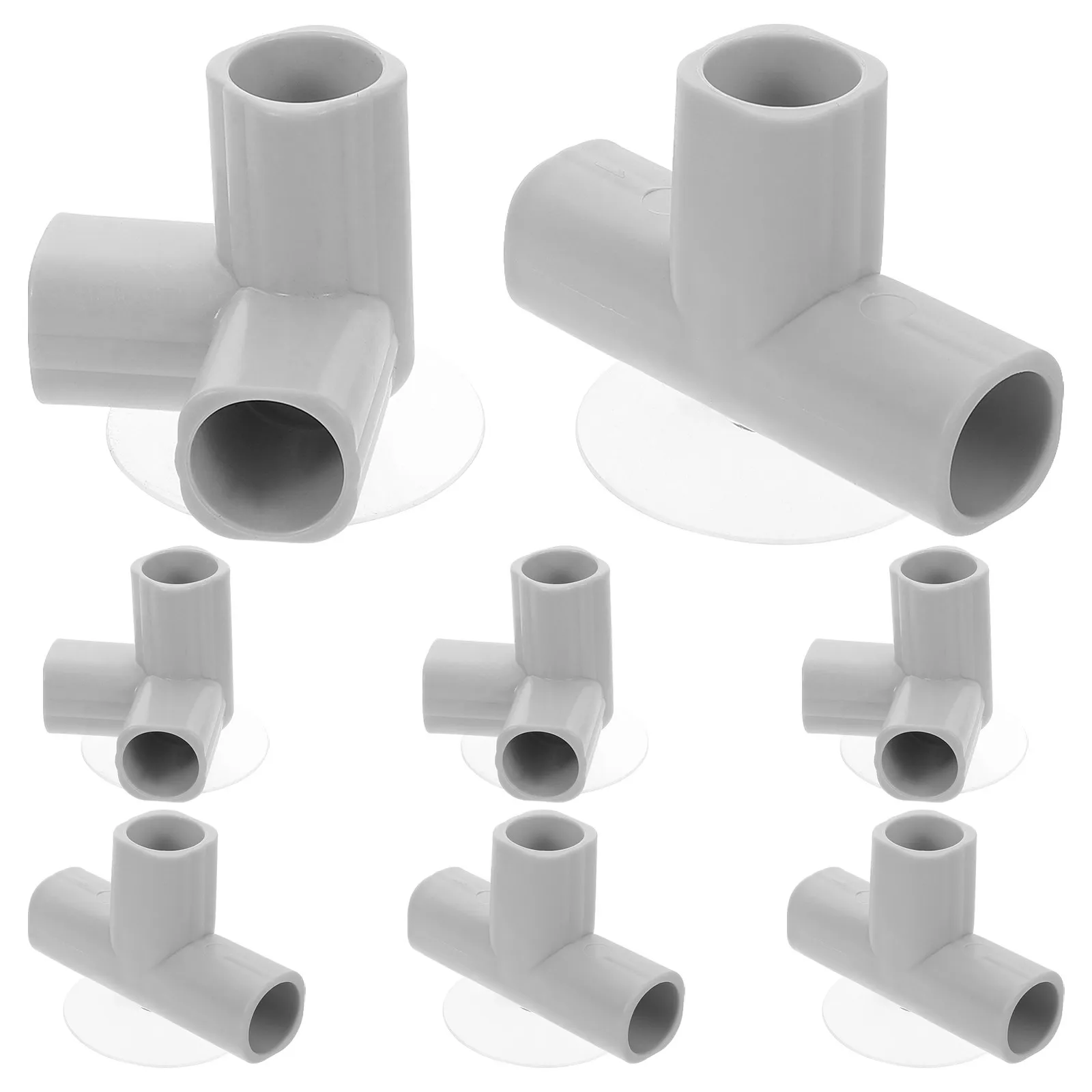 

8pcs Playpen Connectors 3- -Shaped Pipe Corner For Indoor Playground Fence Flexible Assembly Plastic Pipe Fitting