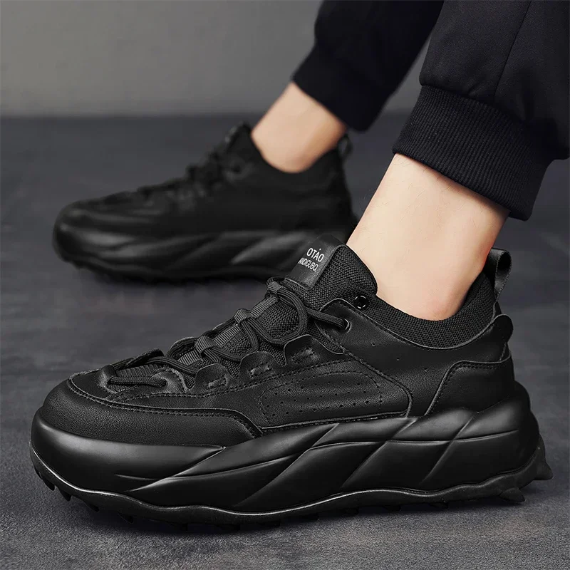 Men's Casual Sneakers Shoes Trendy All-match Outdoor Shoe Anti-slip Wear-resistant Mens Shoe High-elastic Casual Mens Shoes Hot