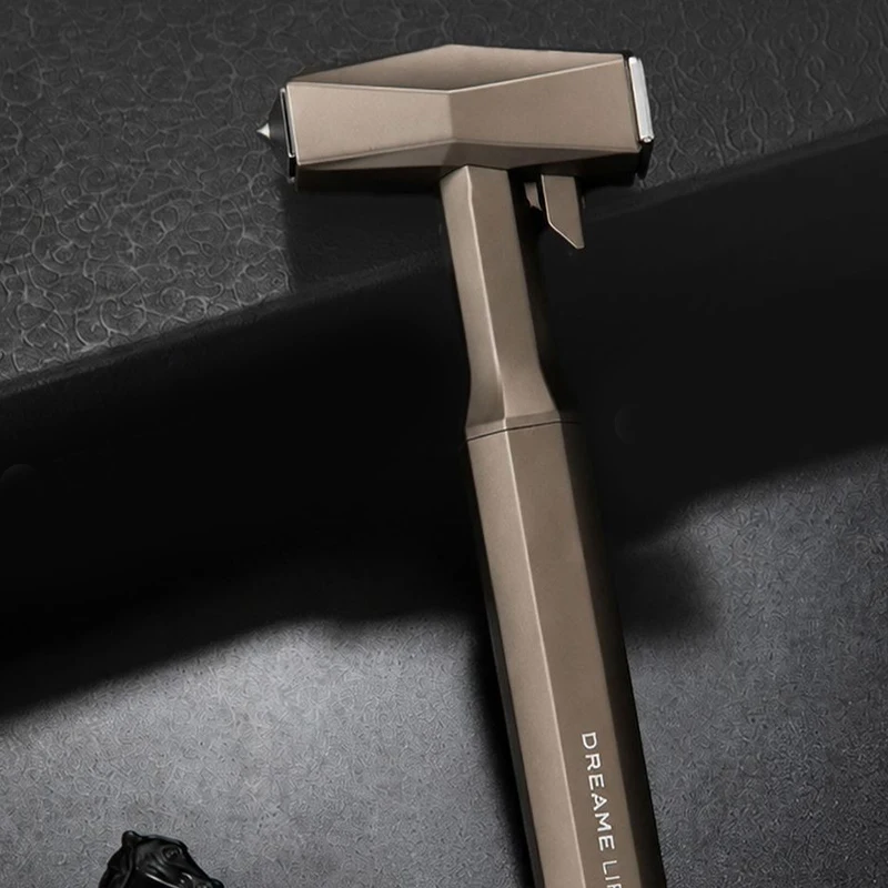 Outdoor Portable EDC Creative Multifunctional Safety Hammer Car Emergency Window Breaking Tool