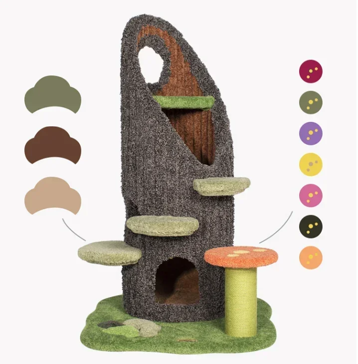 Camily Manufacturer Design Oem Wholesale Cat Tree Cat Sratcher Toys House Furnitures