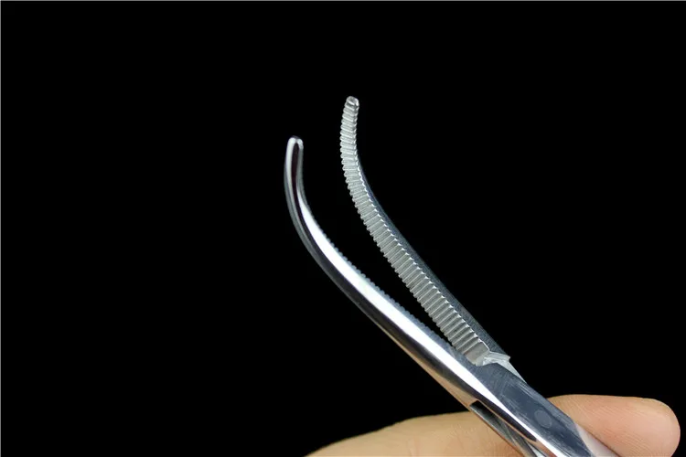 JZ Abdominal hepatobiliary surgical instruments medical bile duct forceps bile duct tract gallbladder curved hemostatic forceps