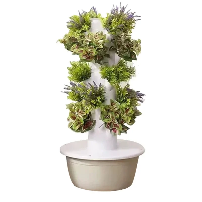9/11-Tier Hydroponic Growing Kit System, Balcony Growing Rack, Indoor Vertical Hydroponic Tower, Recirculating Water System