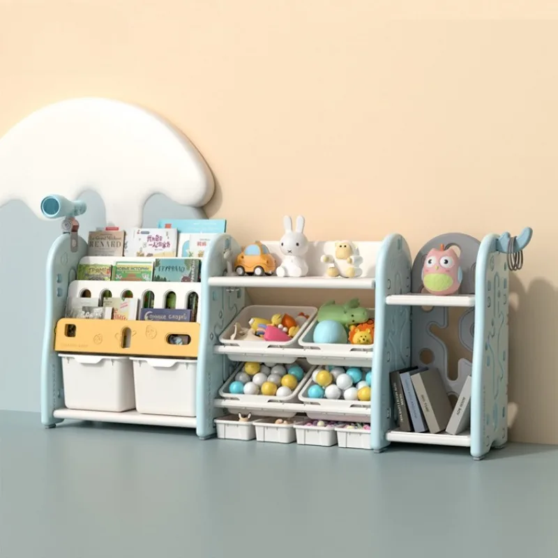 

Custom Plastic Kids Furniture Movable Baby Chest Corner Cupboard Rack Drawer Toys Storage Children Cabinets For Kindergarten Use