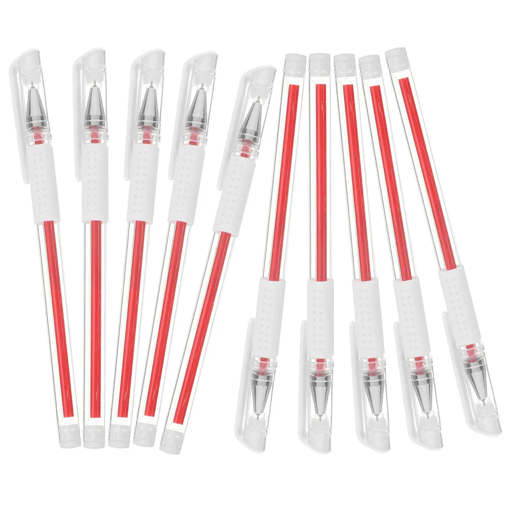 10Pcs Waterproof Skin Marker Pens Portable Eyebrow Positioning Marker Pen for Surgery Tattoo Supplies Skin Position Pen