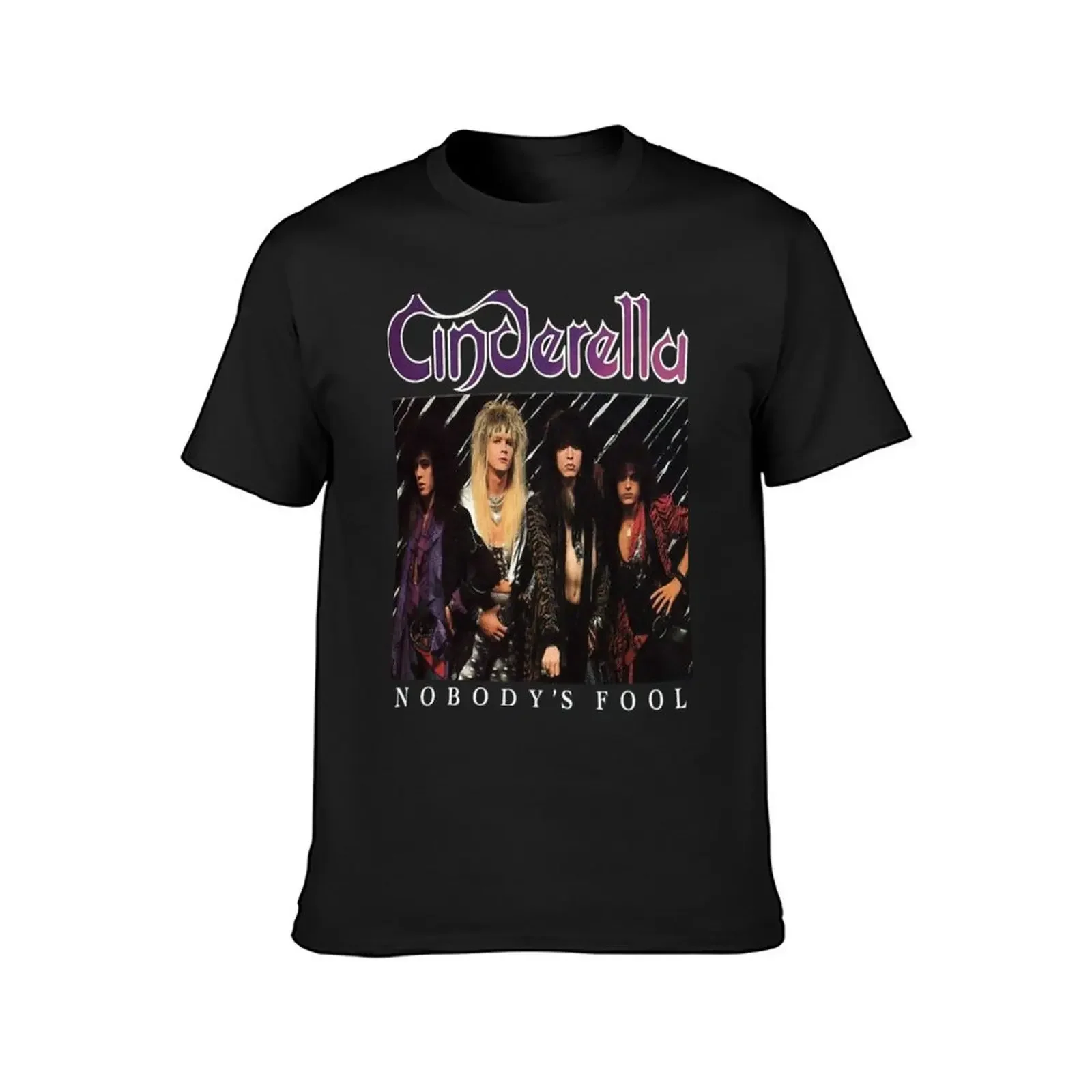 cinderella band sale T-Shirt anime tshirt plus sizes Aesthetic clothing tee shirts for men