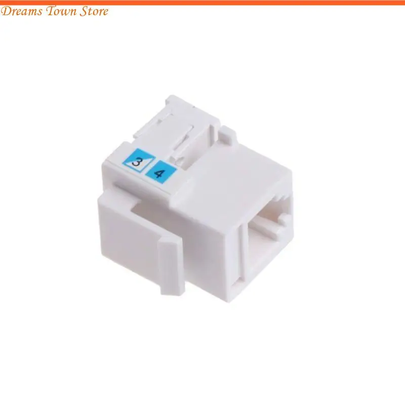 HX6A 5pcs Módulo telefónico sin herramientas RJ11 Cat3 Keystone Telecom Telecom