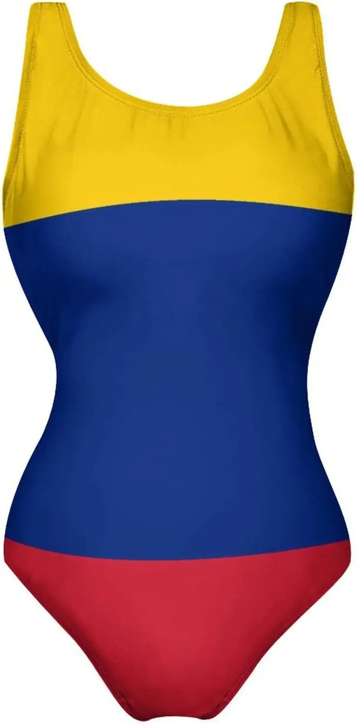 

Luxy Trio Brazil Flag Adult Conjoined Swimsuit Swimsuit Set Backless Tummy Control Bikini Beach Female