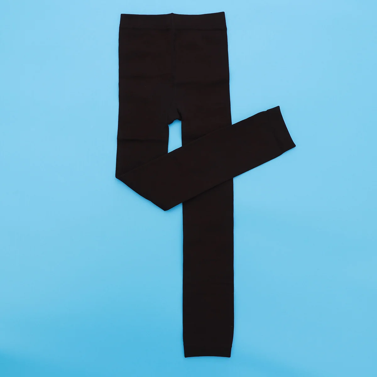 

Fleece Lined Warm Leggings For Girls Thick Stretchy Winter Tights Smooth Thermal Pants 8-12 Years Old Coffee