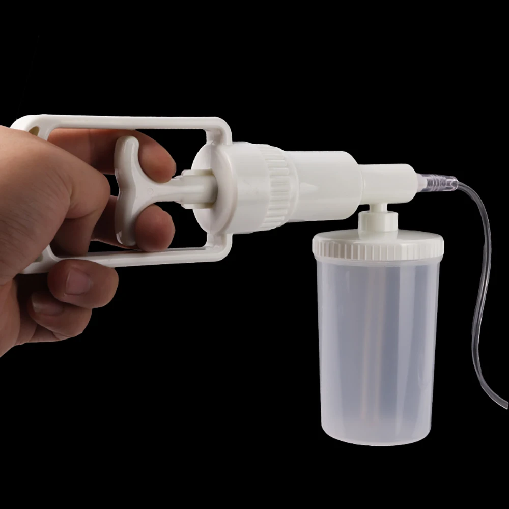 1SET Pig Sheep Cattle Sow Livestock Uterine Irrigator Flush Wash Device 500ML Portable Plastic Tube Soft Sterilization Farming