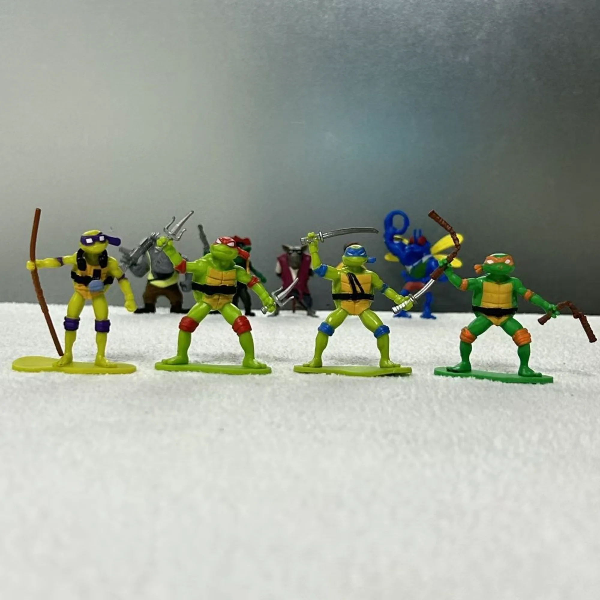 Żółwie Ninja Leonardo Raphael Michaelangelo Donatello Splinter Figurka Akcji Ozdoba Kolekcjonerska Prezent Urodzinowy